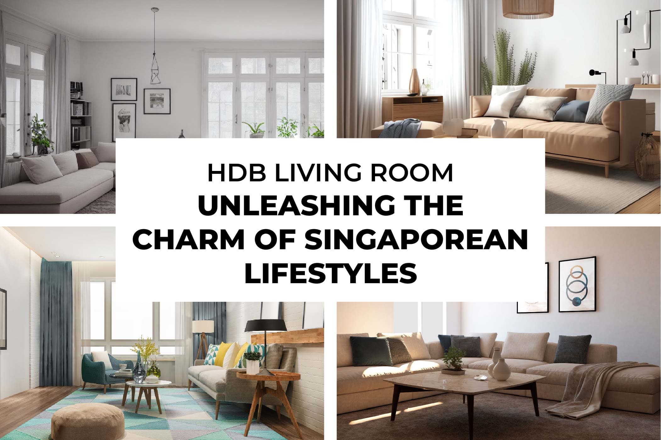 HDB Living Room – Unleashing The Charm Of Singaporean Lifestyles