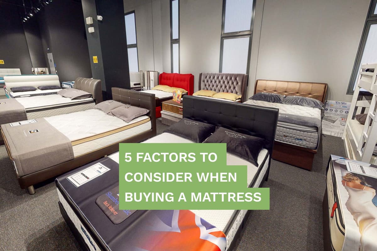 5 Factors To Consider When Buying A Mattress