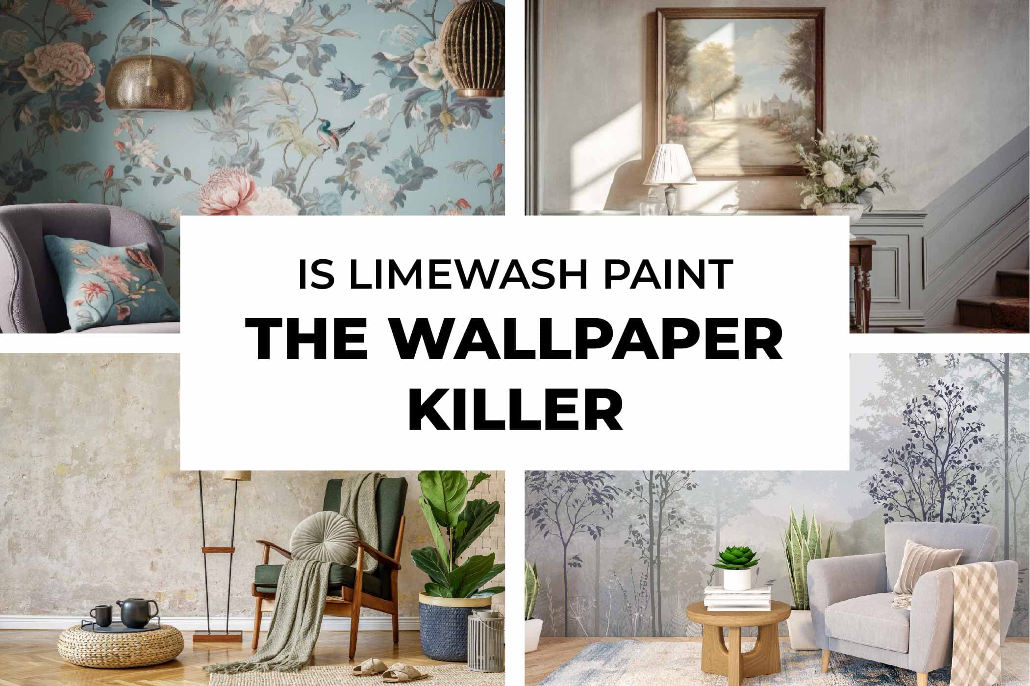 Is Limewash Paint The Wallpaper Killer?
