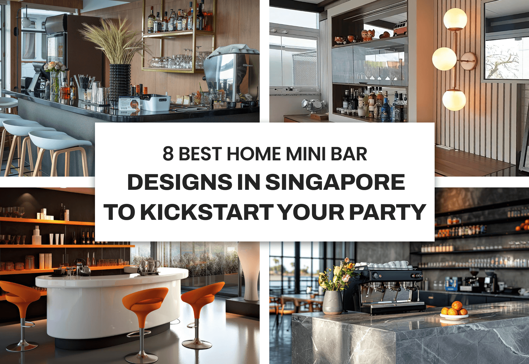 8 Cool Home Mini Bar Designs for Nonstop Celebration